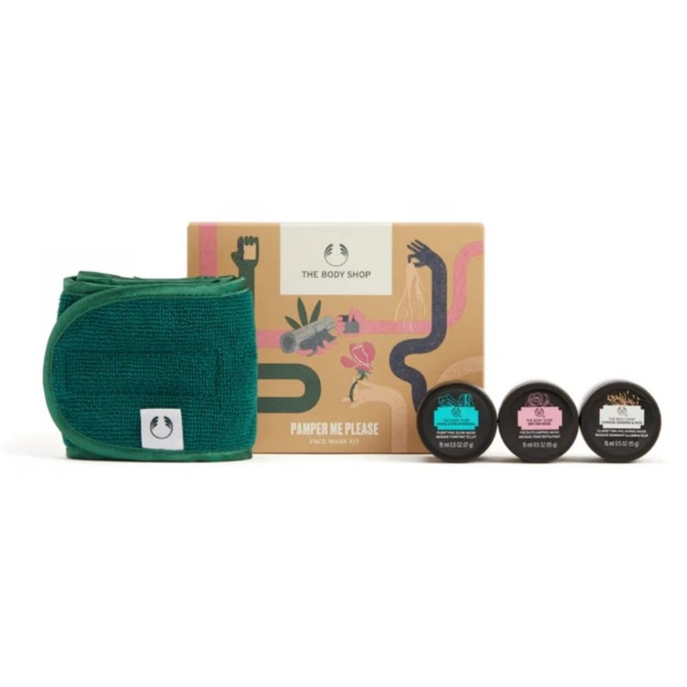 The Body Shop Pamper Me Face Mask MINI TRIO GIFT SET HTF NLA Limited Edition